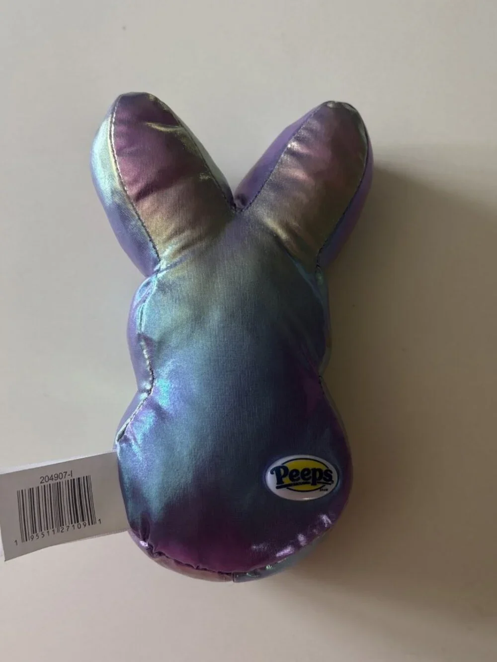 NEW Iridescent shiny PURPLE PEEPS bunny plush stuffed animal toy